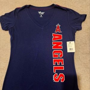 Womens Angels MLB, Shirt, Size M, Navy